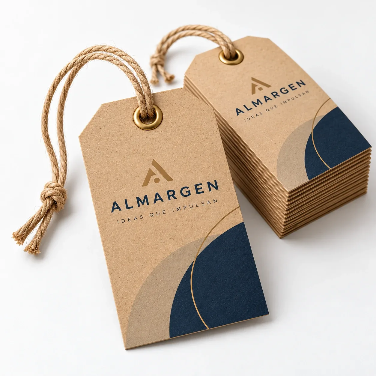 Hang Tags Kraft Personalizados - Almargen