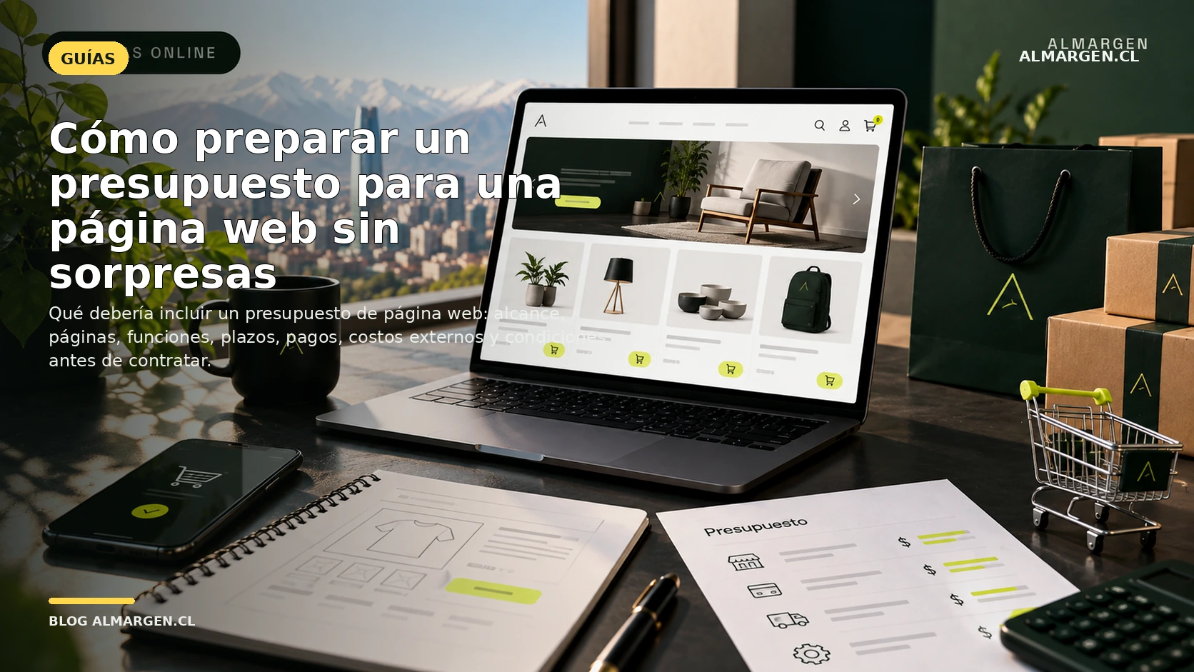 Cómo preparar un presupuesto para una página web sin sorpresas