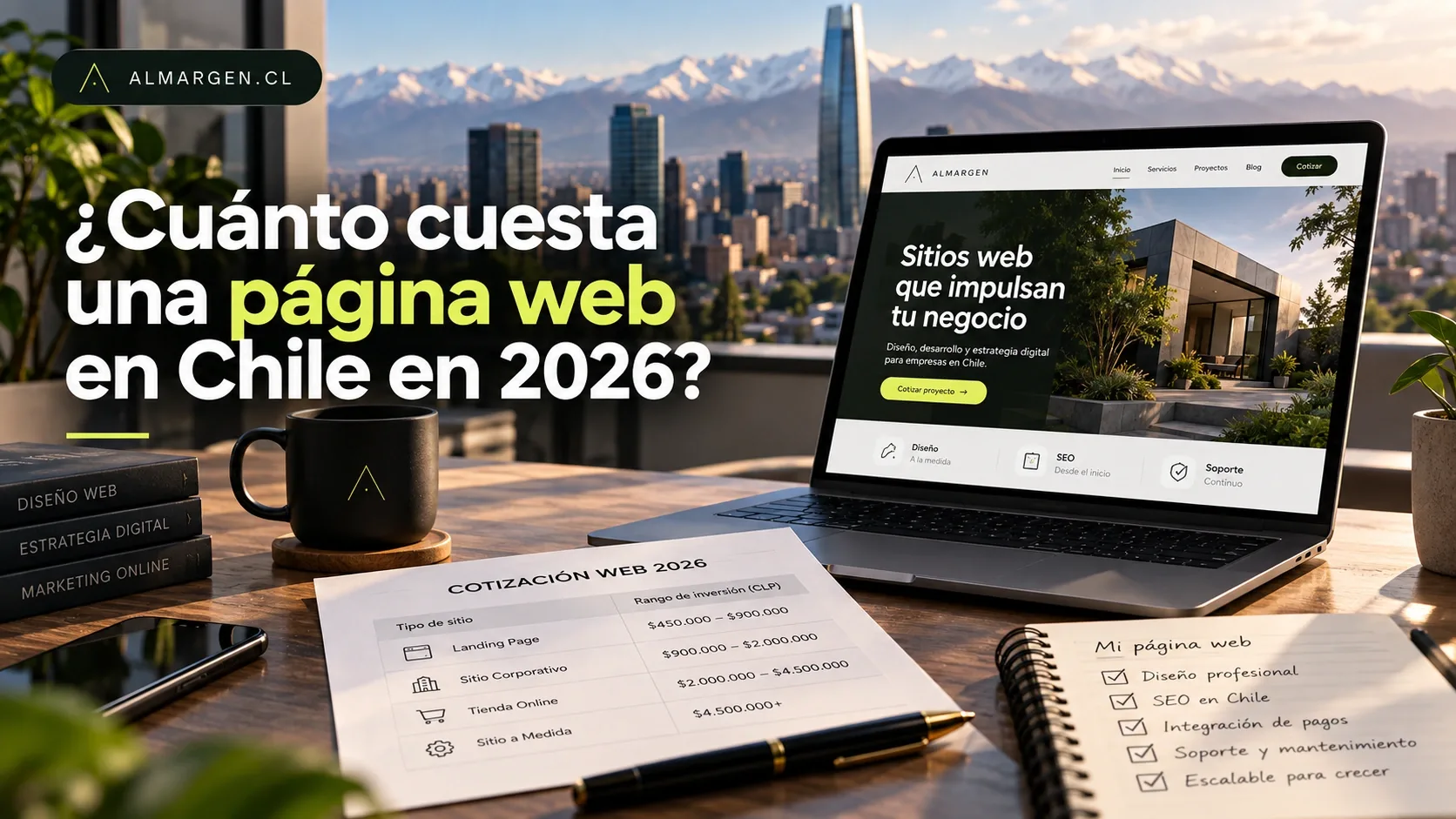 ¿Cuánto cuesta una página web en Chile en 2026? Precios, tipos y qué debería incluir