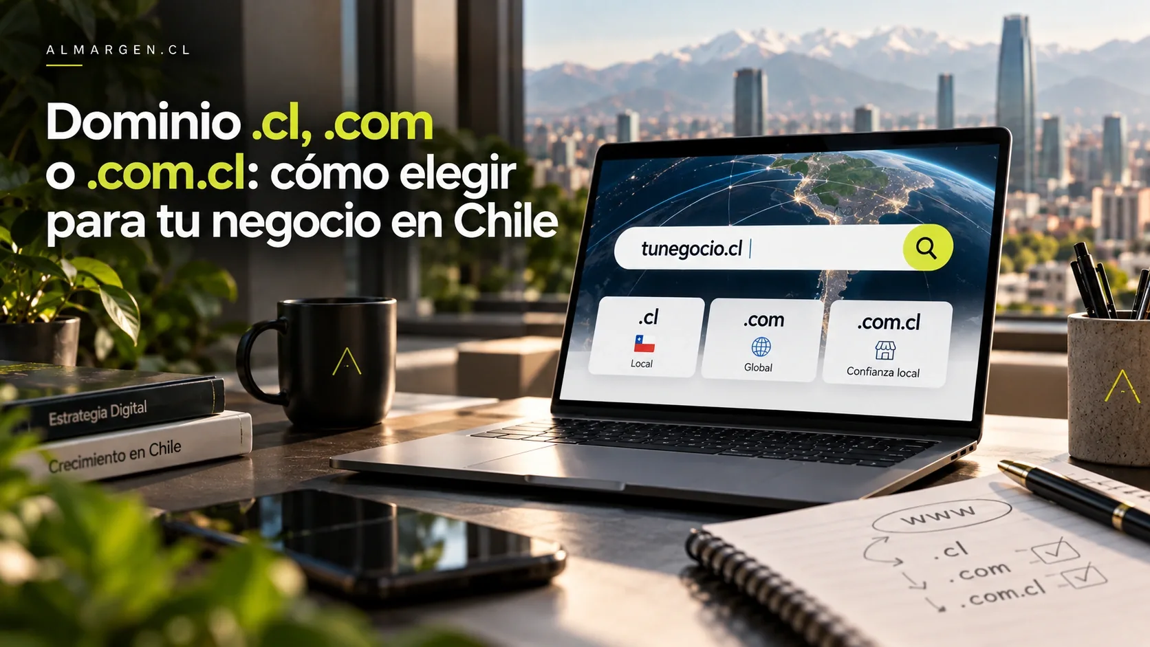 Dominio .cl, .com o .com.cl: cómo elegir para tu negocio en Chile