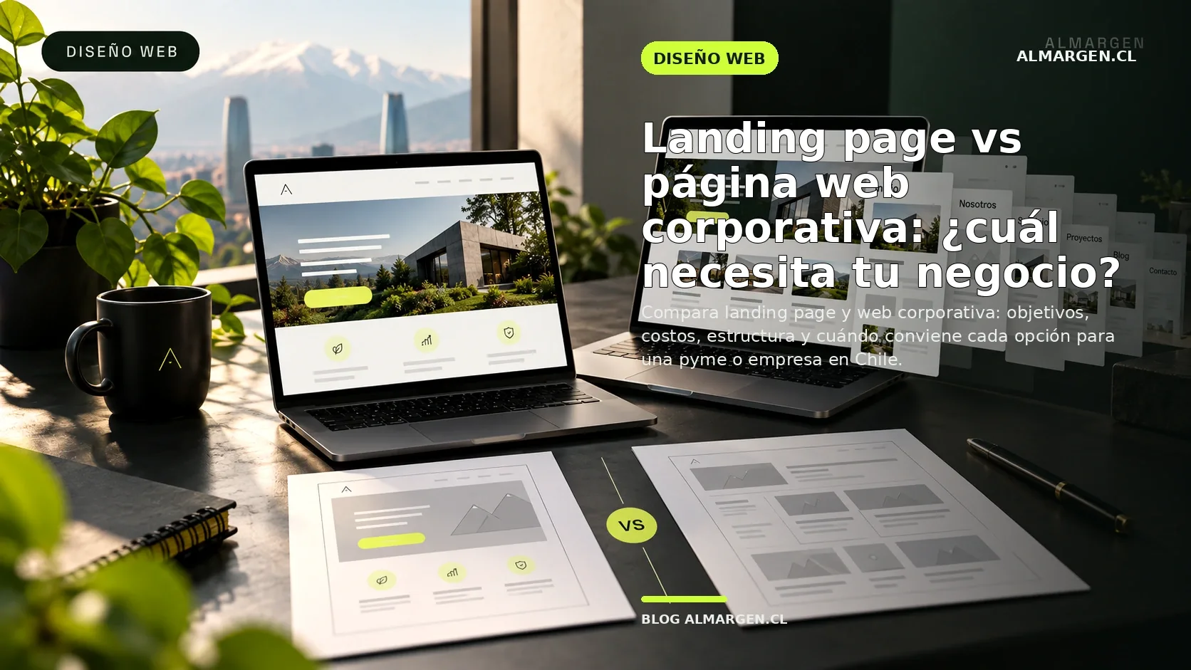 Landing page vs página web corporativa: ¿cuál necesita tu negocio?