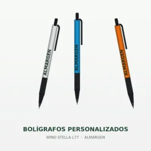 Bolígrafo Wind Stella L77 personalizado con logo Almargen